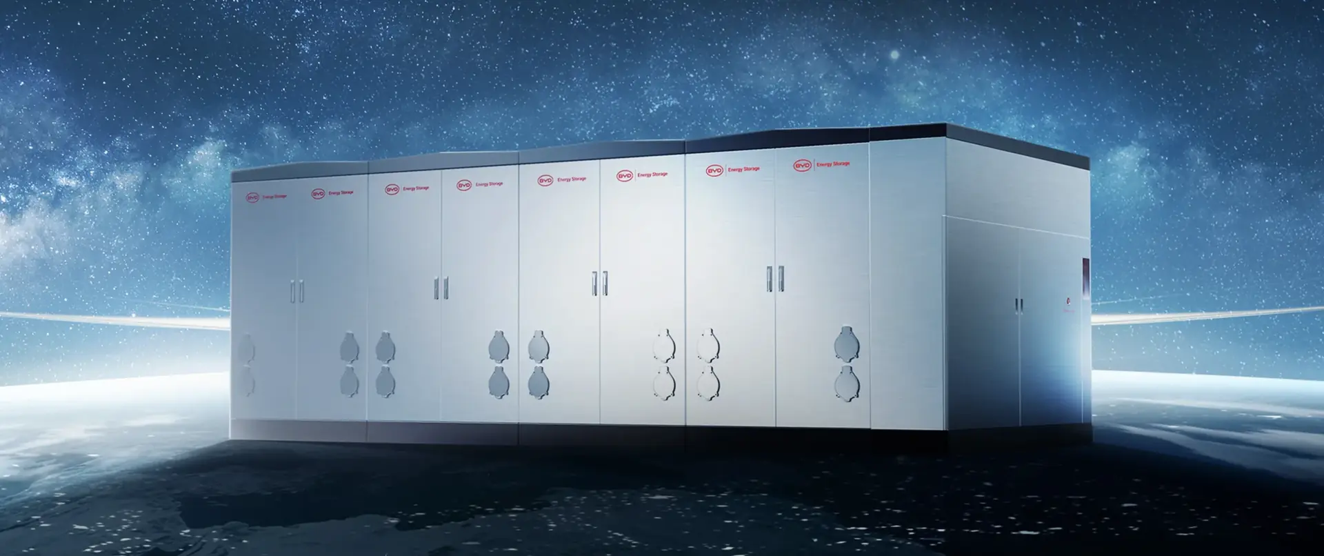 BYD commercial battery storage units